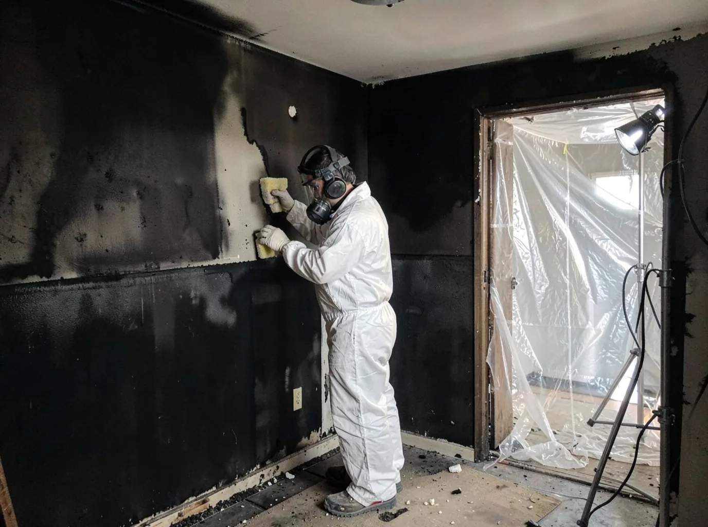 Fire Damage Restoration company in Man, WV